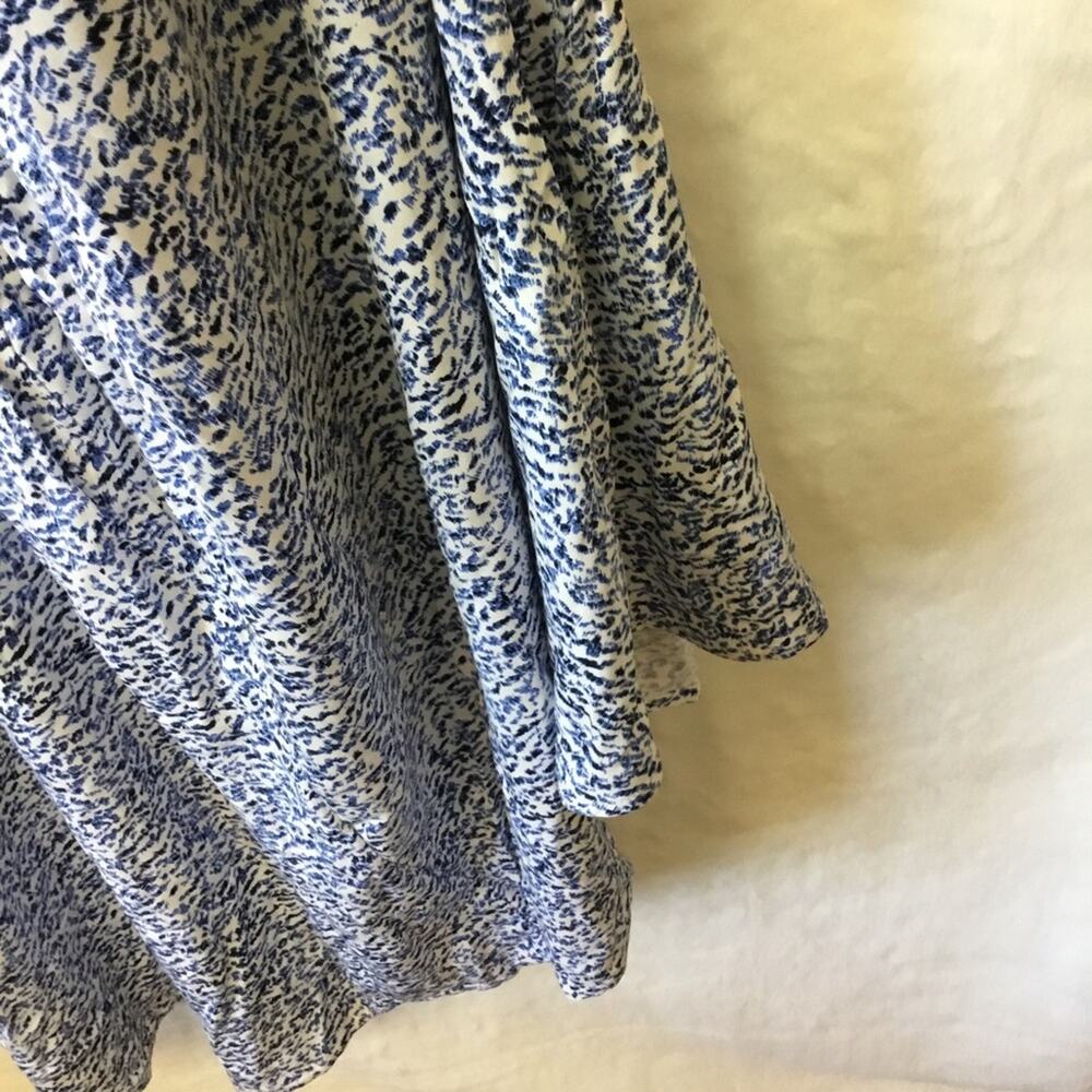 Banana Republic Blue Pattern Sleeveless Mini Dress - Picture 11 of 11